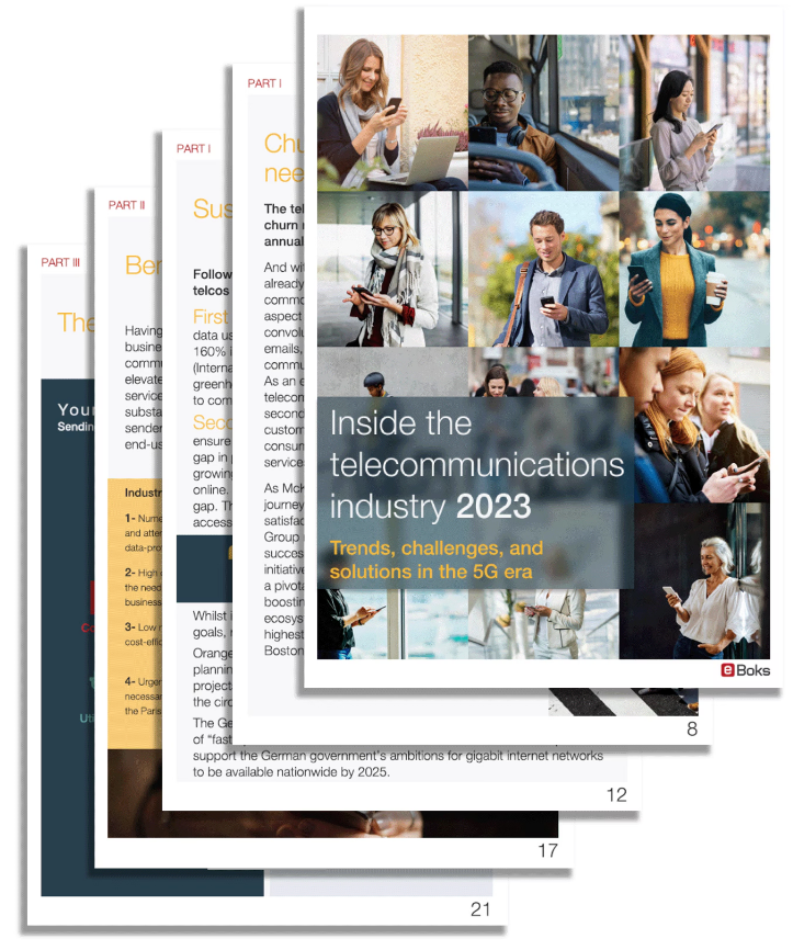 Frontpaper about the telecommunications industry 2023
